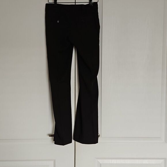 Seductions Ladies Pinstripes Wide Leg Pants XS Brown - Picture 3 of 16